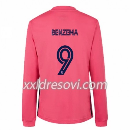 Real Madrid Karim Benzema 9 Drugi Nogometni Dres 2020-2021 Dugim Rukavima